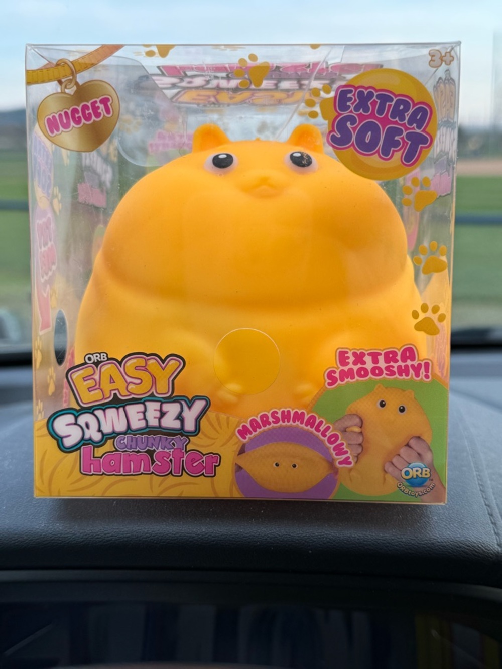 Easy Squeezy Chunky Hamster Nugget - Yellow